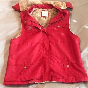 Sonoma Fleece Lined Vest with Removable Hood